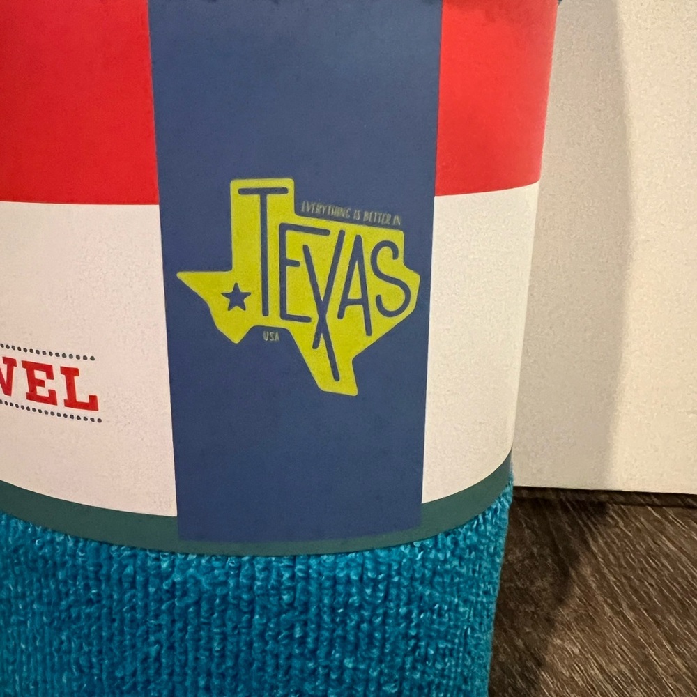 HEB Cute Texas Beach Towel- 28x58 in- NWT - Picture 2 of 3